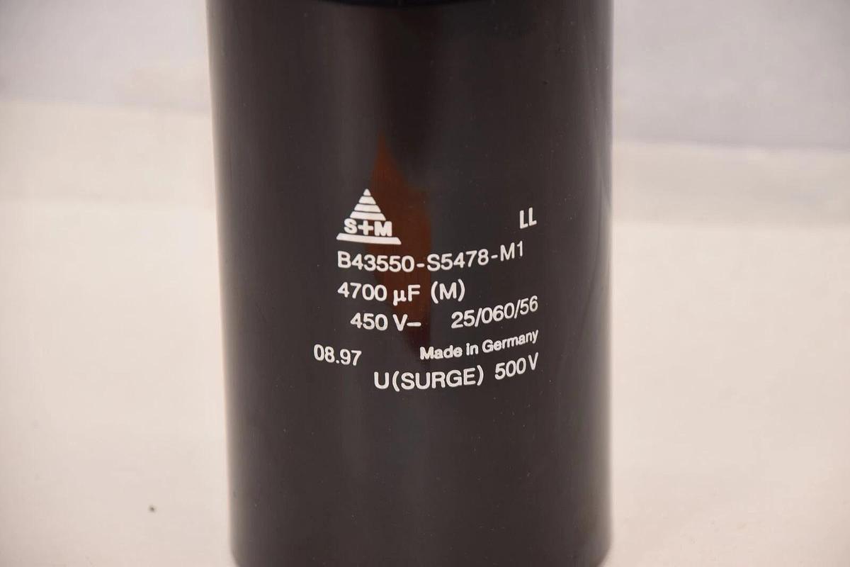 (NEW) S+M B43550-S5478-M1 , B43550S5478M1 4700uF 450V Capacitor