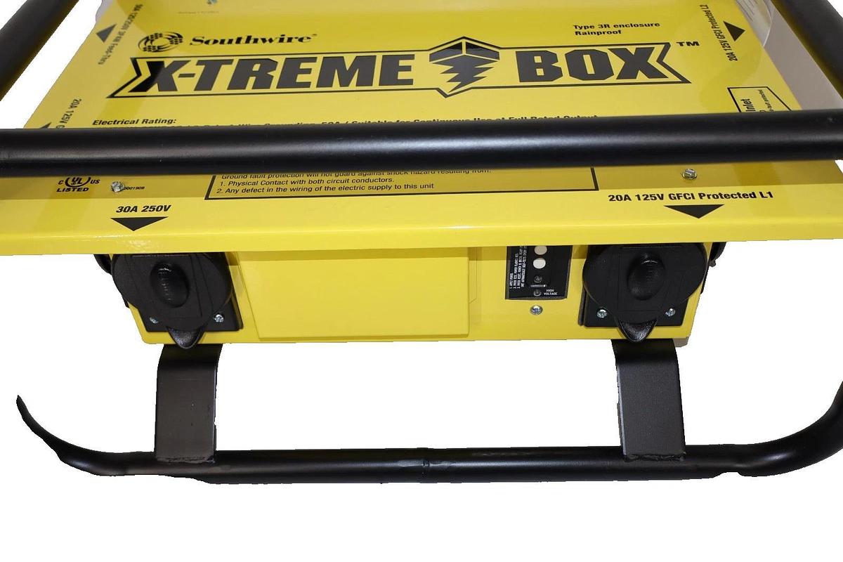 Southwire X-Treme Power Distribution Box 8706UGCX 50A 6-Circ 125/250v (New) 811409020137