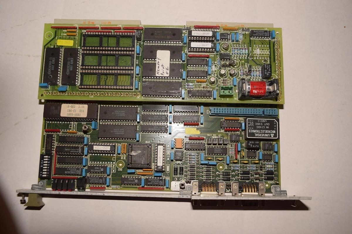 Used LIEBHERR SCHROFF RMC 186C RMC186C 60807-067 942861-2 1852-5282 CARD