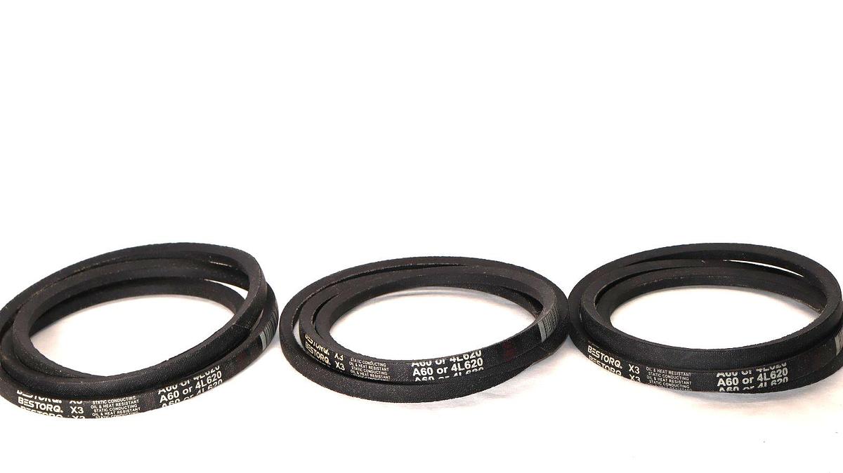 (NEW - Lot of 3) BESTORQ A60 , A-60 , 4L620 V-Belt