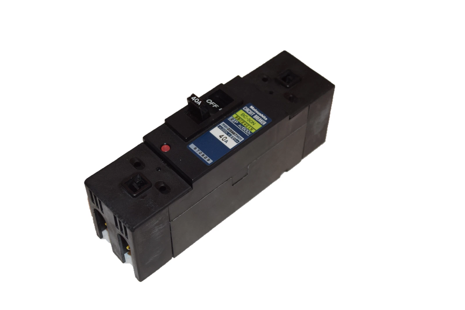 Used Matsushita 40 amp Circuit Breaker BC-50N BBC2401N 2 pole 40A 40 A