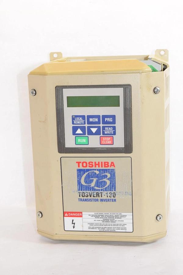 Used TOSHIBA VT130G3U4055 5.5KVA 5HP Transistor Inverter AC Drive *Cracked*