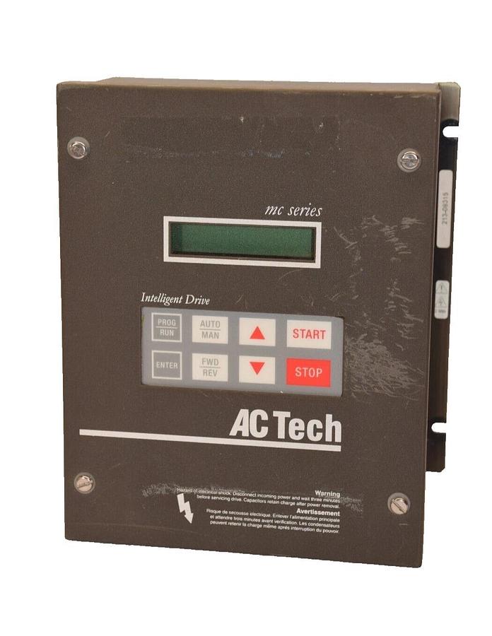 AC TECH M1410CH 400/480V 3 Phase 2.8/2.4A 1hp .75kw Intelligent Drive *Refurb*
