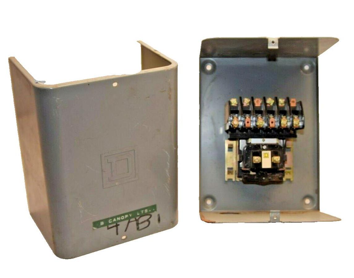 Used SQUARE D LL0 60 LL0-60 Series B Lighting Contactor