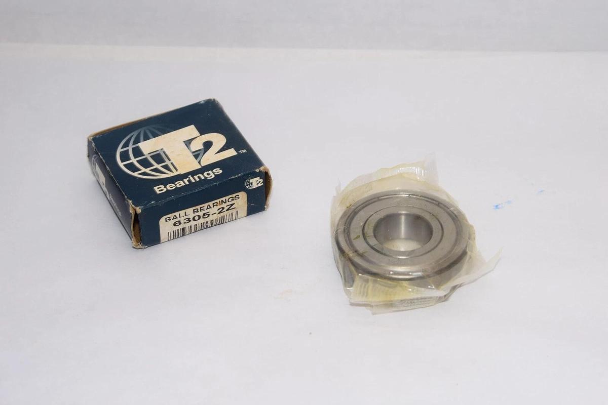 (NEW) T2 BEARINGS 6305-2Z 63052Z T2 6305-2Z Z20 Ball Bearing