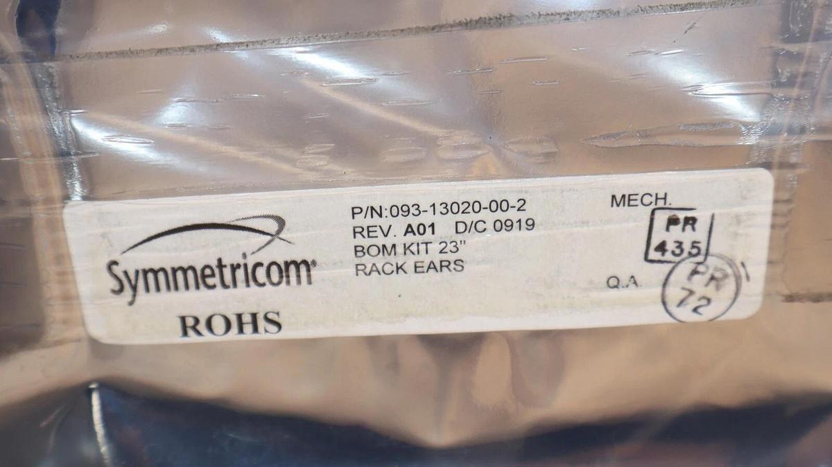 (NEW) SYMMETRICON 093-13020-002-2 Rev A BOM Kit 23" Rack Ears