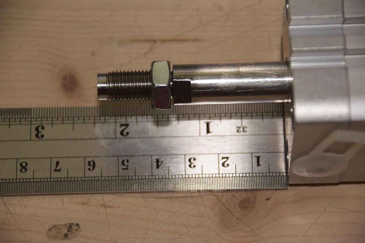 FESTO ADN-1 1/4-1-A-P-A-S20 10 BAR 145psi PNEUMATIC CYLINDER NEW