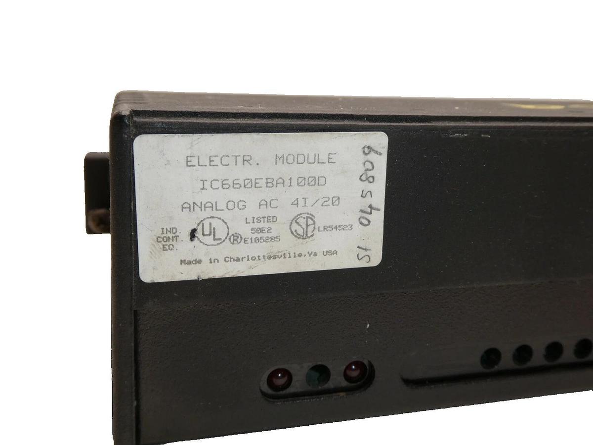 Used GE FANUC IC660EBA100D Electronic Module For I/O Block *Missing back cover*