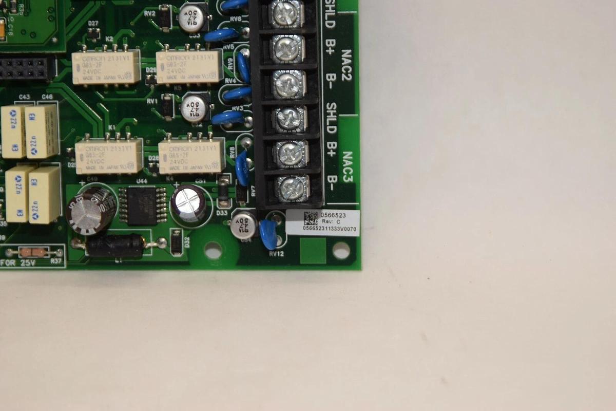 Used SIMPLEX 566-253 0566523 Flex Amplifier Assy w/ Decoder 637-996 Fire Alarm Panel