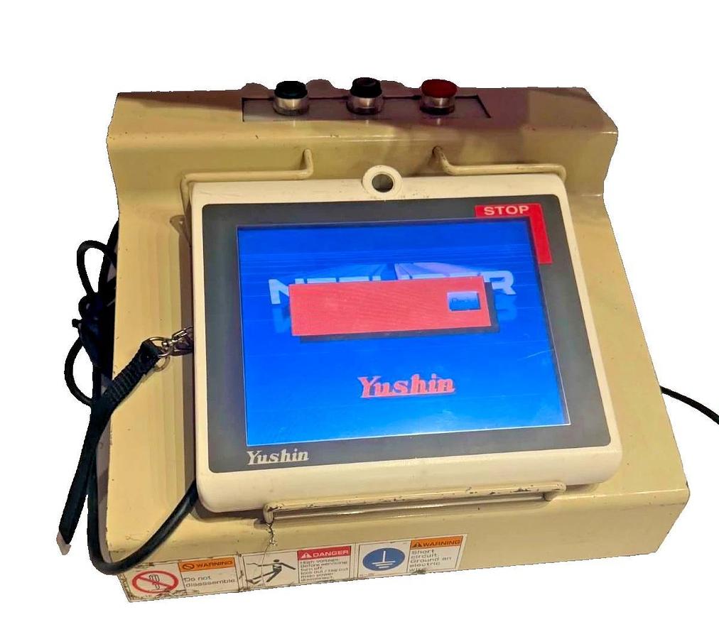Used Yushin Touchscreen Robotic Teach Pendant Computer F8342370 *READ*