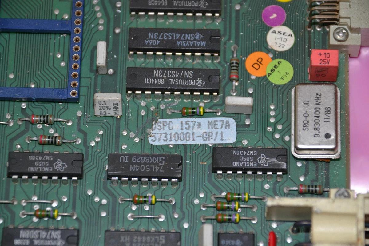 Used ABB ASEA CIRCUIT BOARD CARD DSPC157 DSPC 157 ME7A 57310001-GP/1 2668 184-238/1