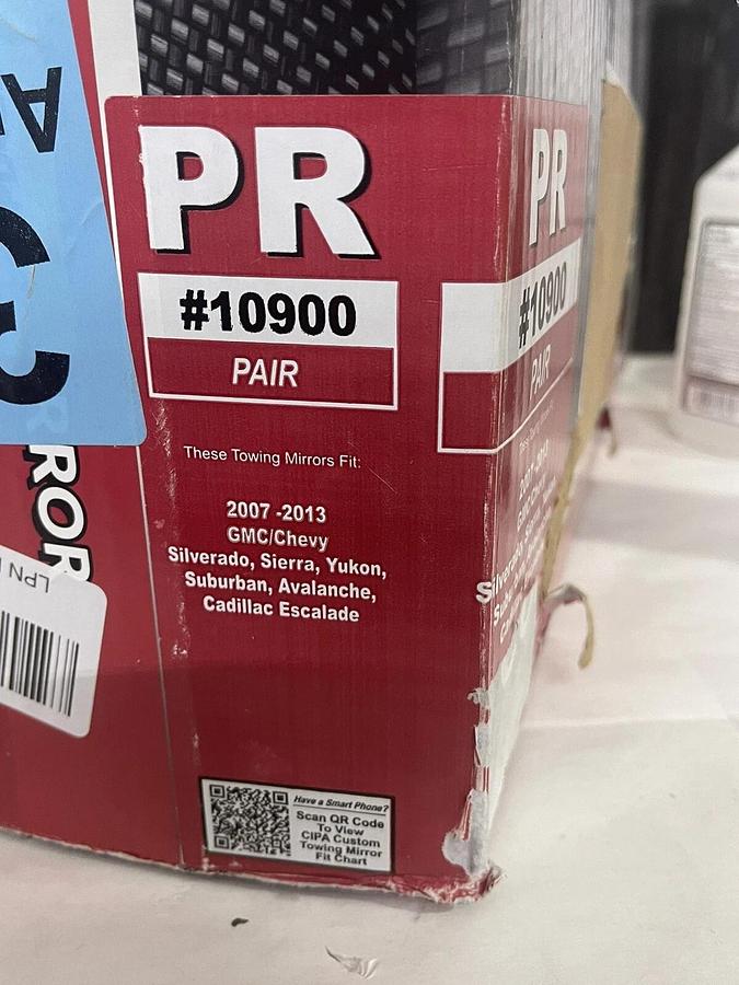 CIPA 10900  Pair Of Towing Mirrors fits Chevrolet/GMC/Cadillac 2007-2013 NEW!!