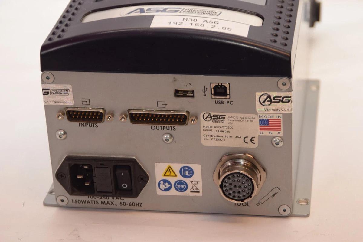 Used ASG ASG-SD2500 , 476-ASG-NW2500 W/ ASG-CT2500 CT2500 X-Paq Controller Module