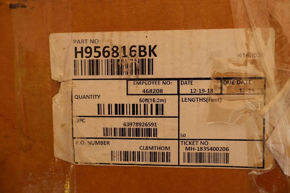 EATON 50' Hydraulic Hose 1" H956816BK 250 High Temp Steam Hose (NEW)