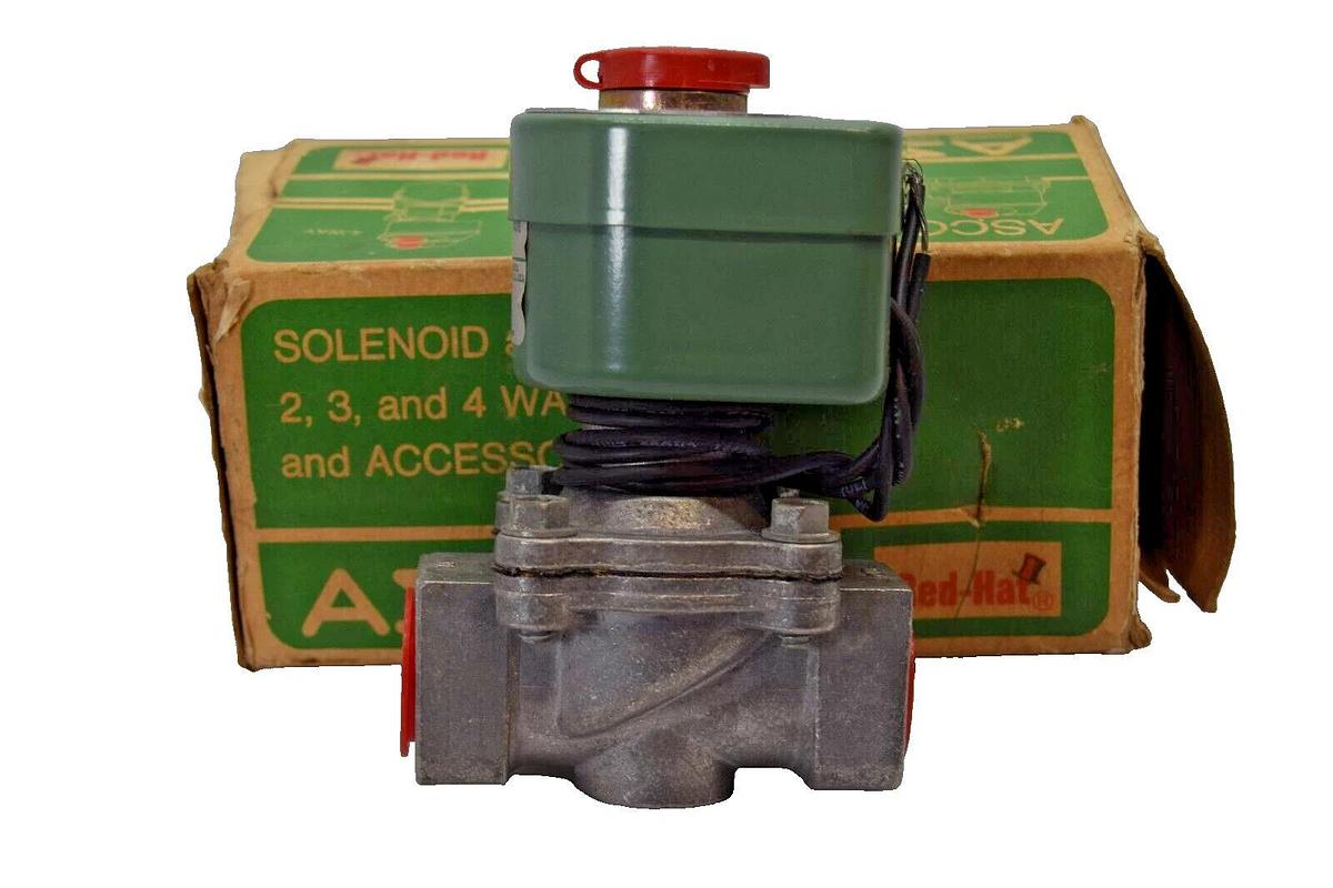 ASCO Solenoid Valve 821533 2NO 110/120v 3/4" 125psi (NEW)