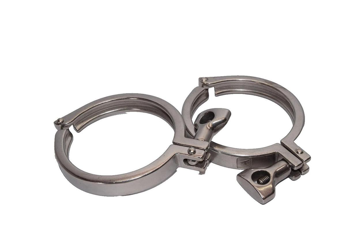 A3 10430-05131 3" SCH5 , SA 72324 304 Stainless Steel Sanitary Clamp (New - 2)