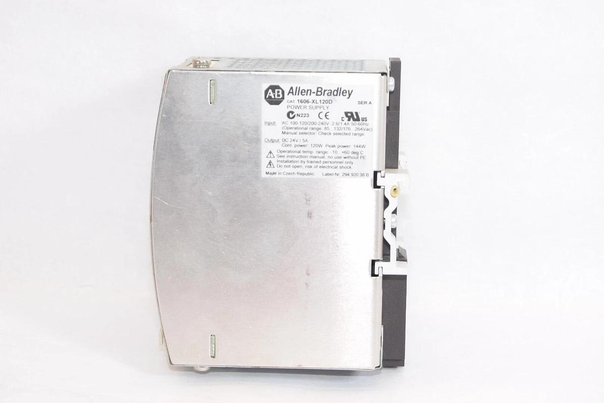 Used ALLEN BRADLEY 1606-XL120D Series A 100-120/200-240V Power Supply