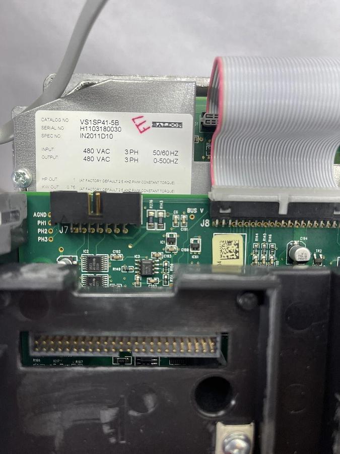 Used BALDOR H2 1 HP INVERTER Drive VS1SP41-5B