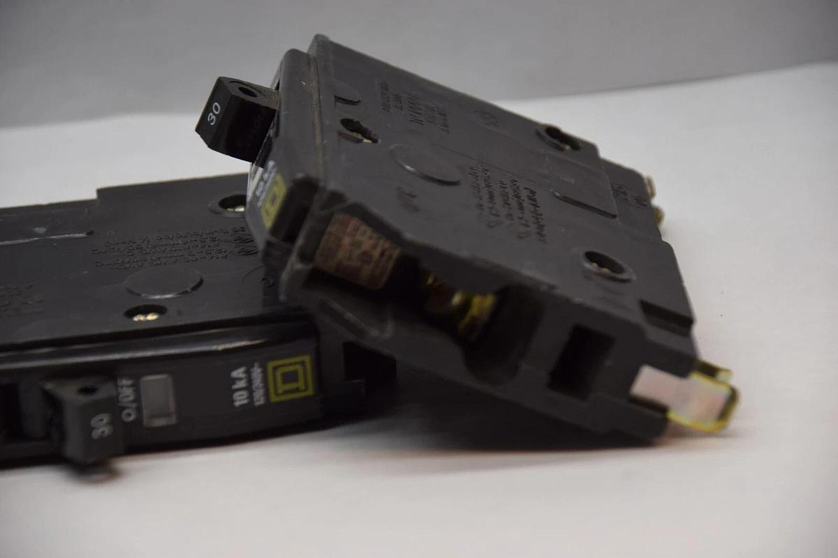 (Lot of 2) Square D Breaker HACR QOB 30A 30 Amp AD-7263 1 pole 1p 120/240v NEW