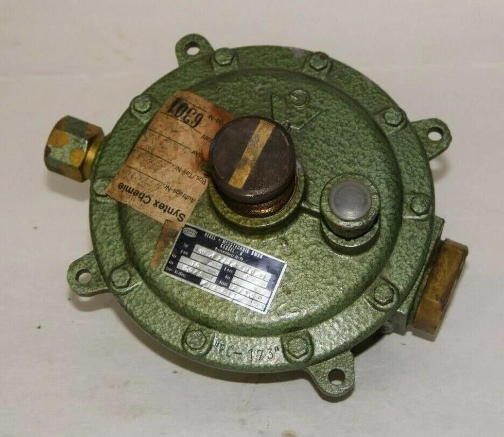 (NEW) REGEL + MESSTECHNIK D118A-F2/F3.5-MN-F1 4m3n/h Gas Pressure Regulator