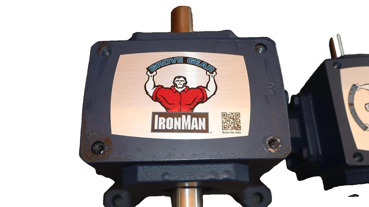 IRONMAN GROVE GEAR Box Double Reduction Speed Reducer GRG-DU-821-100D6 100:1 NEW