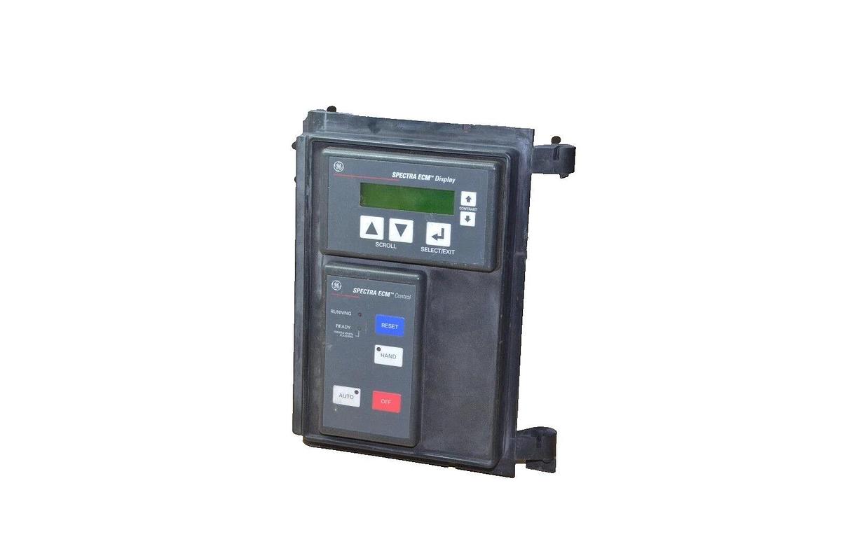 Used GE GENERAL ELECTRIC SECMDSP1 with SECMCTL02 Spectra ECM Display