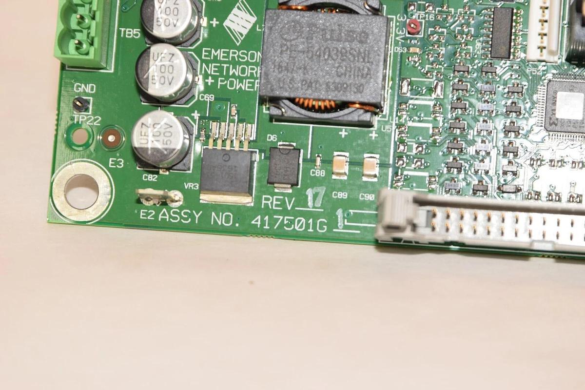(NEW) EMERSON /LIEBERT 417501G1 Rev 17 Network + Power Circuit Board