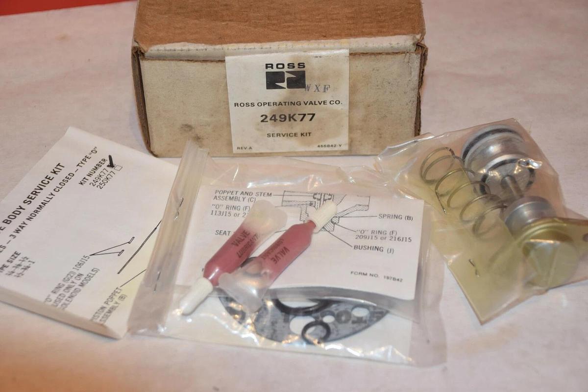 NEW ROSS 249K77 REV A VALVE BODY SERVICE KIT
