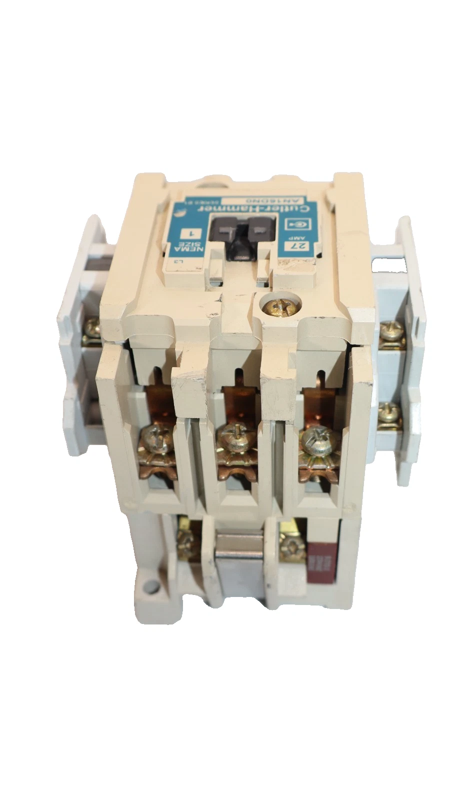 Cutler-Hammer Eaton Contactor AN16DN0 Size Sz 1 600V 27A 27 Amp 120v coil 3P