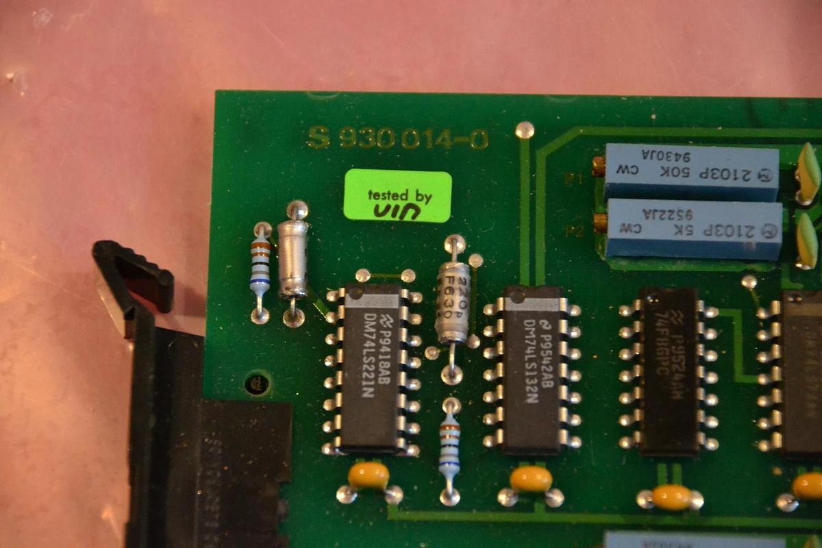 Used ARL CHARMILLES PRINT ELEC BOARD CARD S 930 014-0 S 700097 S 212 591 S 930 014-0