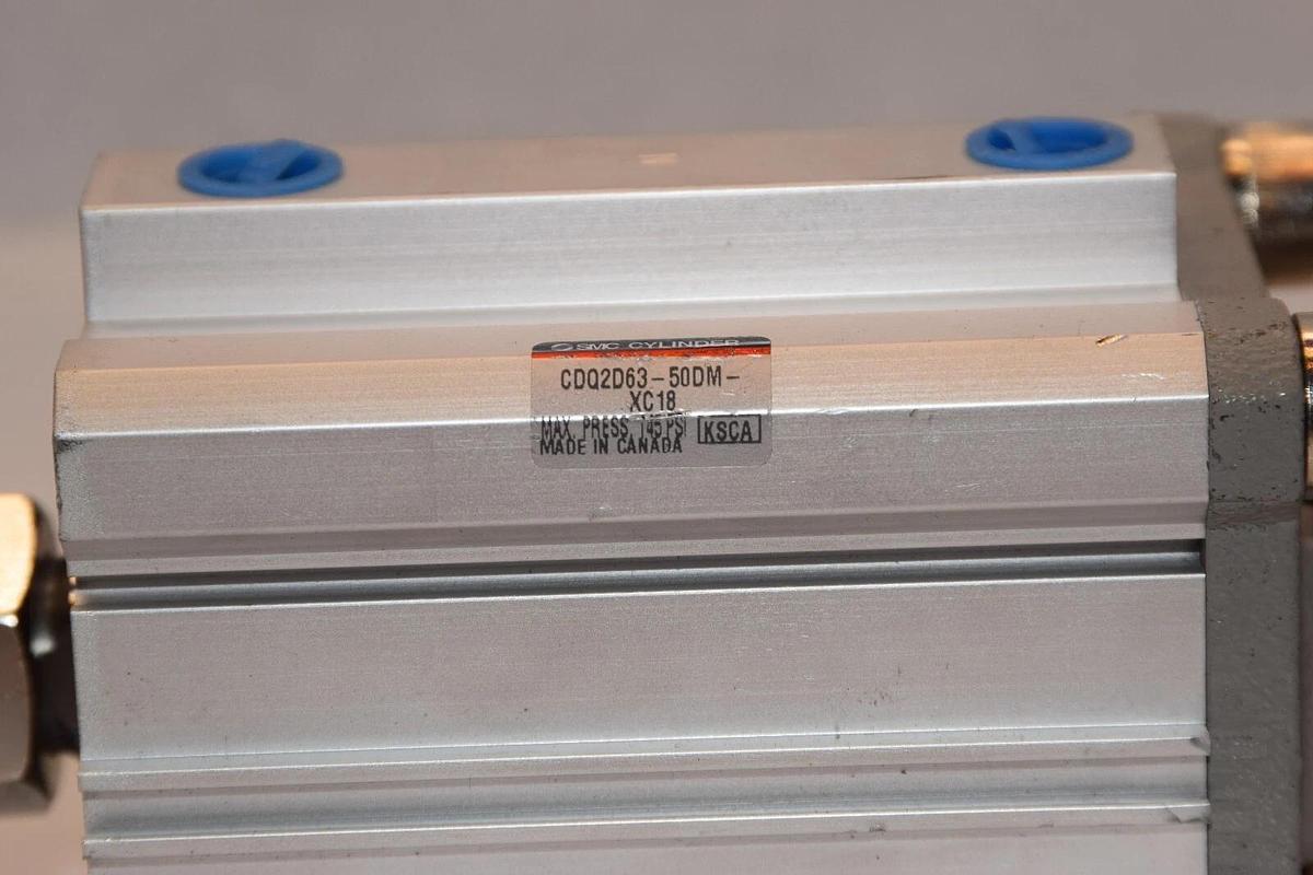 (NEW) SMC CDQ2D63-50DM-XC18 145psi Compact Cylinder