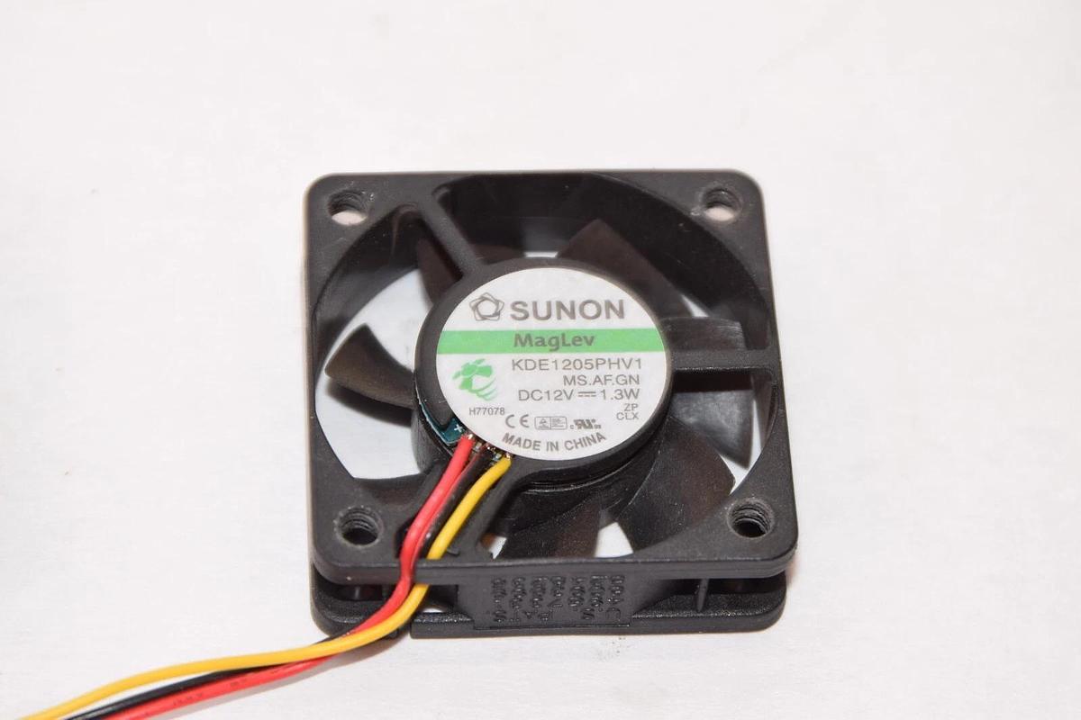 (NEW - Lot of 2) SUNON KDE1205PHV1 12Vdc 1.3W MagLev Fan