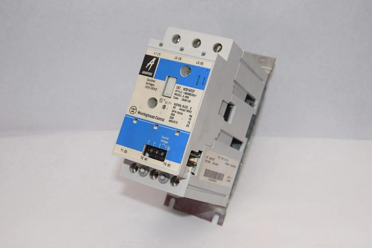 (NEW) WESTINGHOUSE W201K2CF A.H09 Size 2 45A 3Ph 120V 60Hz Coil Contactor