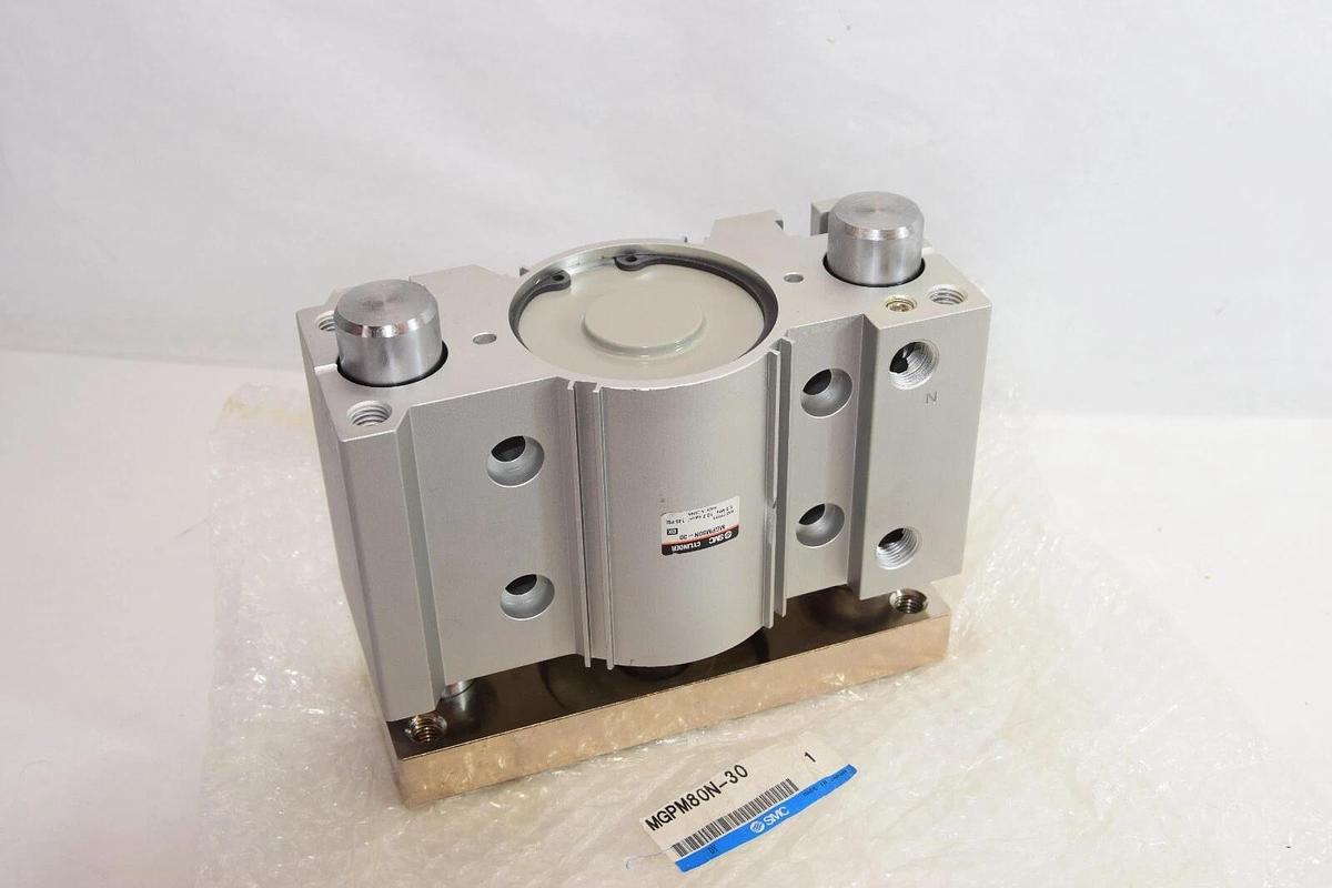 (NEW) SMC MGPM80N-30 1.0MPa 145psi Compact Pneumatic Slide Cylinder