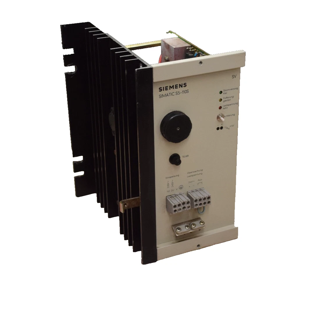 Used SIEMENS Power Supply, S5-110S, 6EV2033-4BK00 6EV20334BK00
