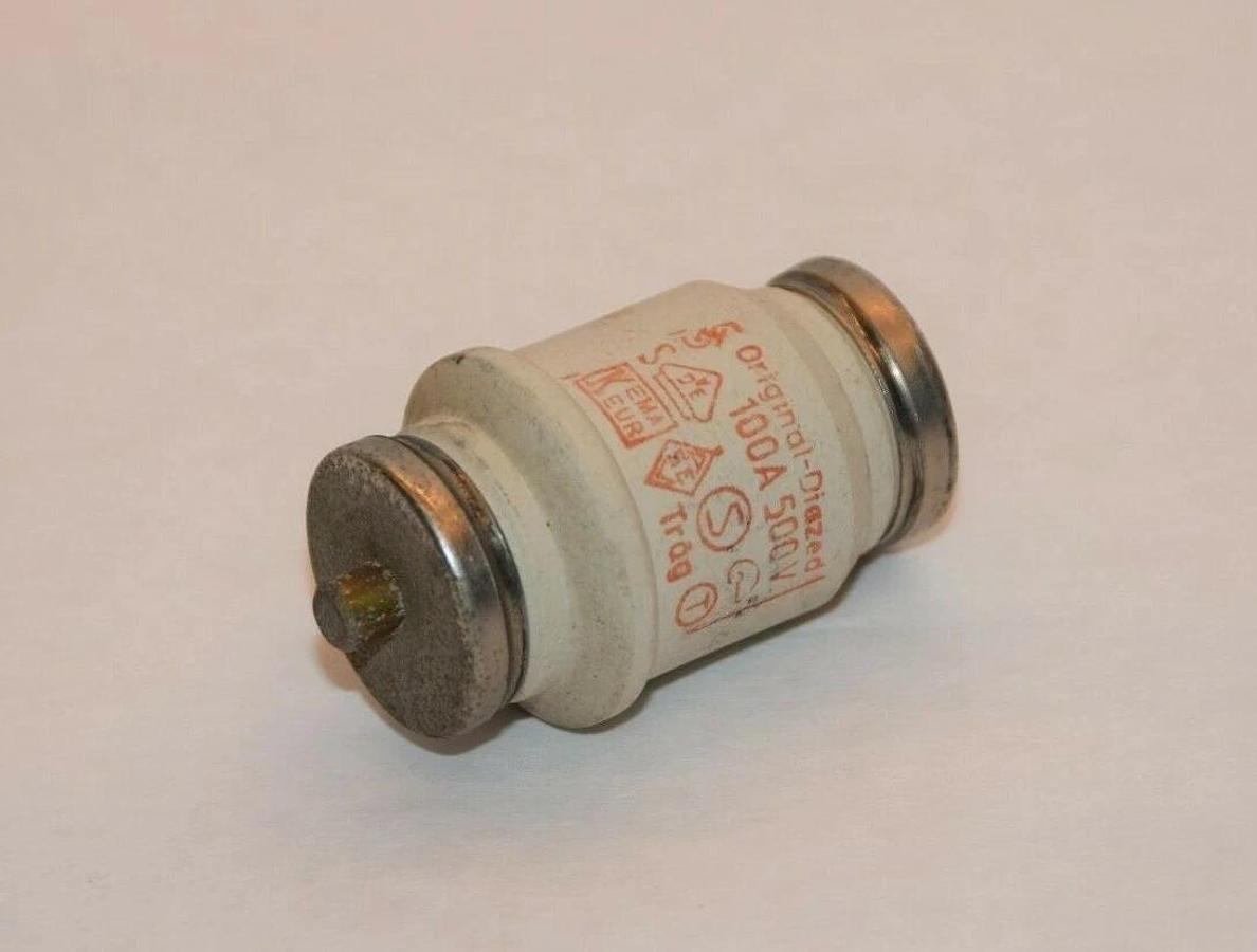 (NEW - Lot of 10) ORIGINAL DIAZED 100A 100Amp 500V Trag Fuse