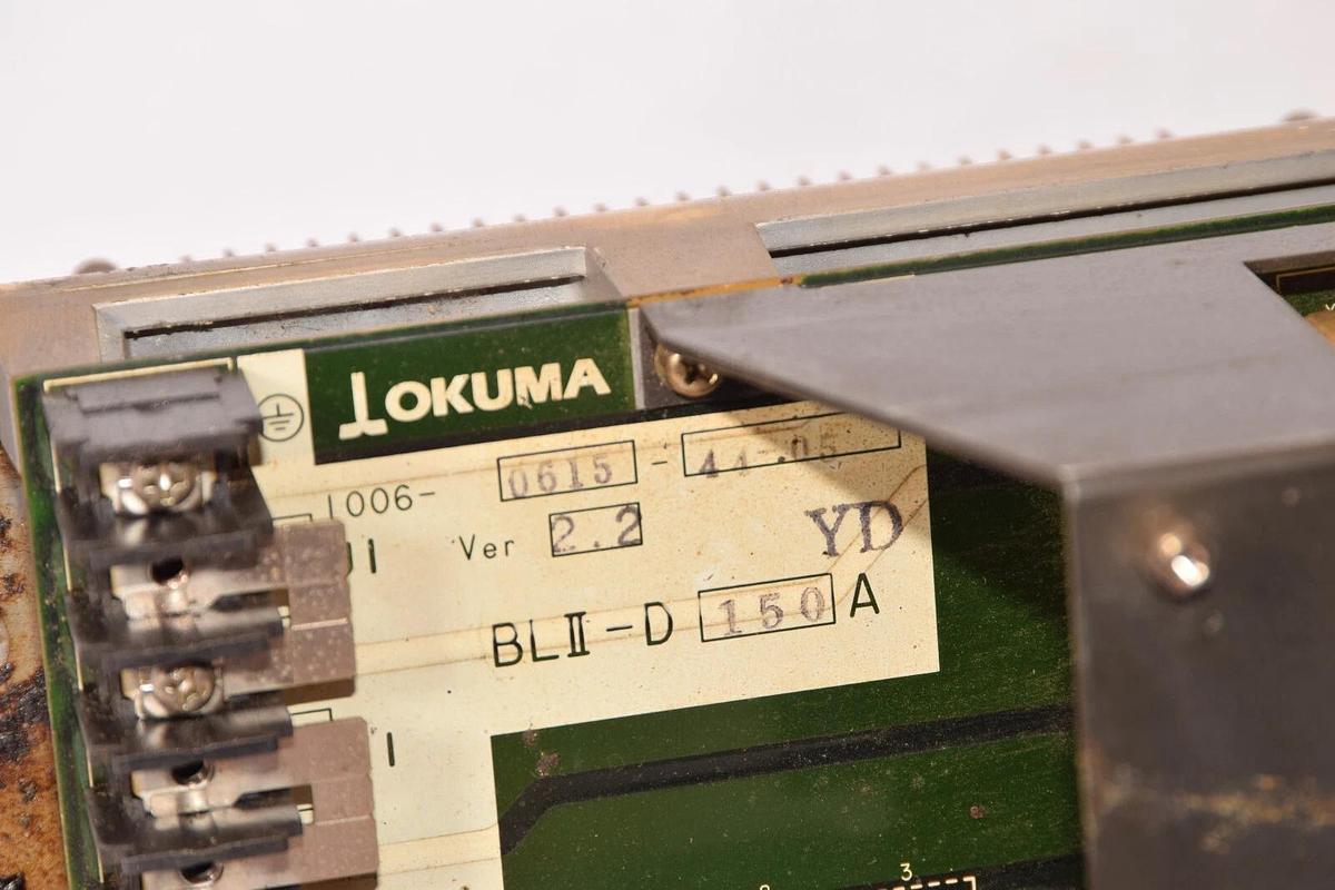 Used OKUMA BLII-D150A  BLII-D150 A SERVO AMPLIFIER lower card  E4809-820-005-B