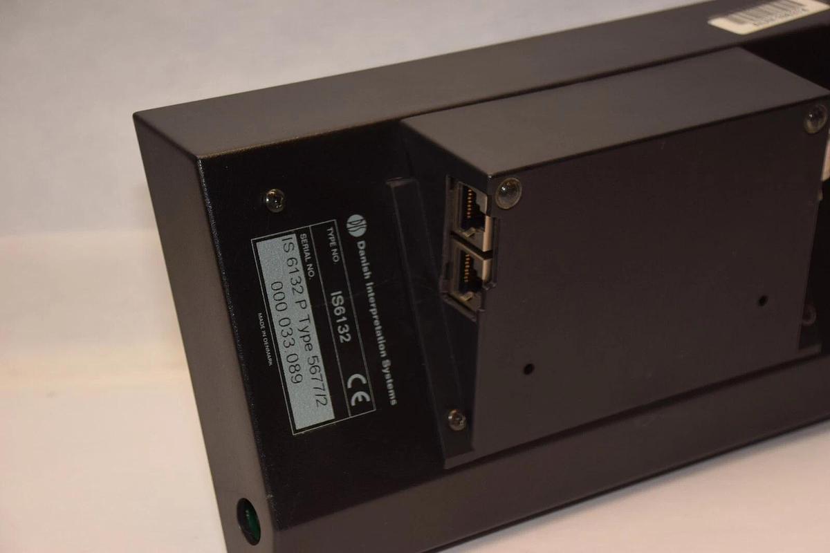 NEW- DANISH INTERPRETATION SYSTEMS IS6132 Interpreter Set Dig. Conference System