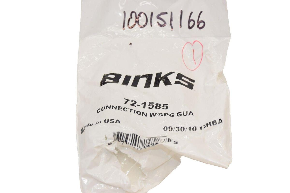 (NEW) BINKS 72-1585 , 721585 Connection With SPG GUA