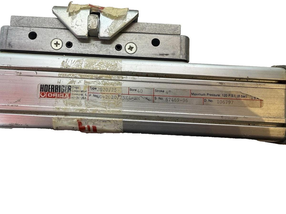 Hoerbiger 40-2020/25x4-BM Rodless Pneumatic Cylinder 40mm Bore & 4" Stroke (New)