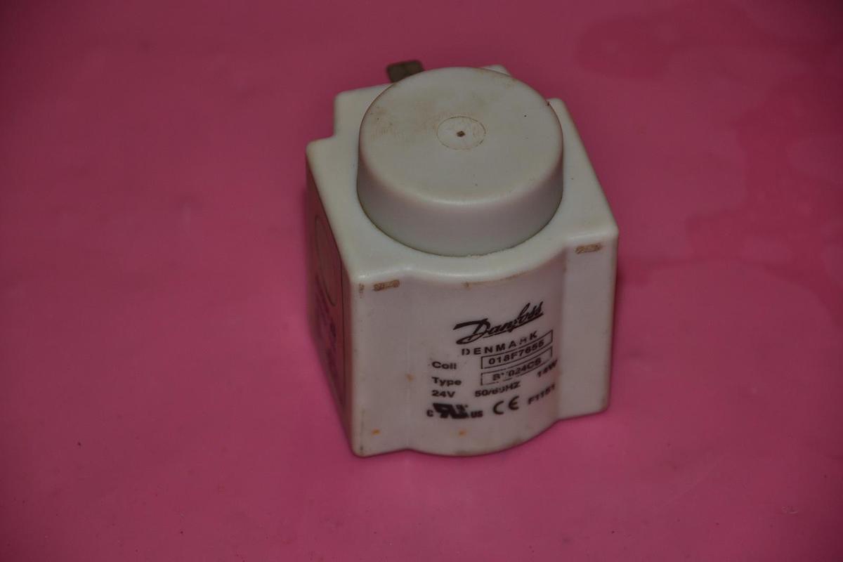 Used DANFOSS DENMARK GENERAL PURPOSE COIL BV024CS 018F7655 24V 14 W