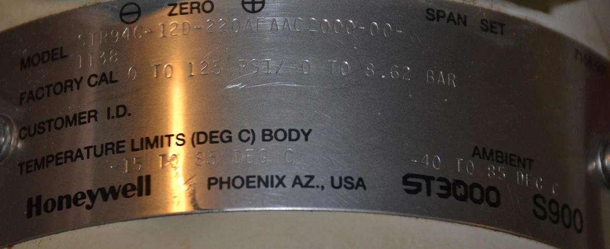 HONEYWELL TRANSMITTER STR94G-12D-220AFAAC200-00 W35FF STR94G 12D 220AFAAC200 00