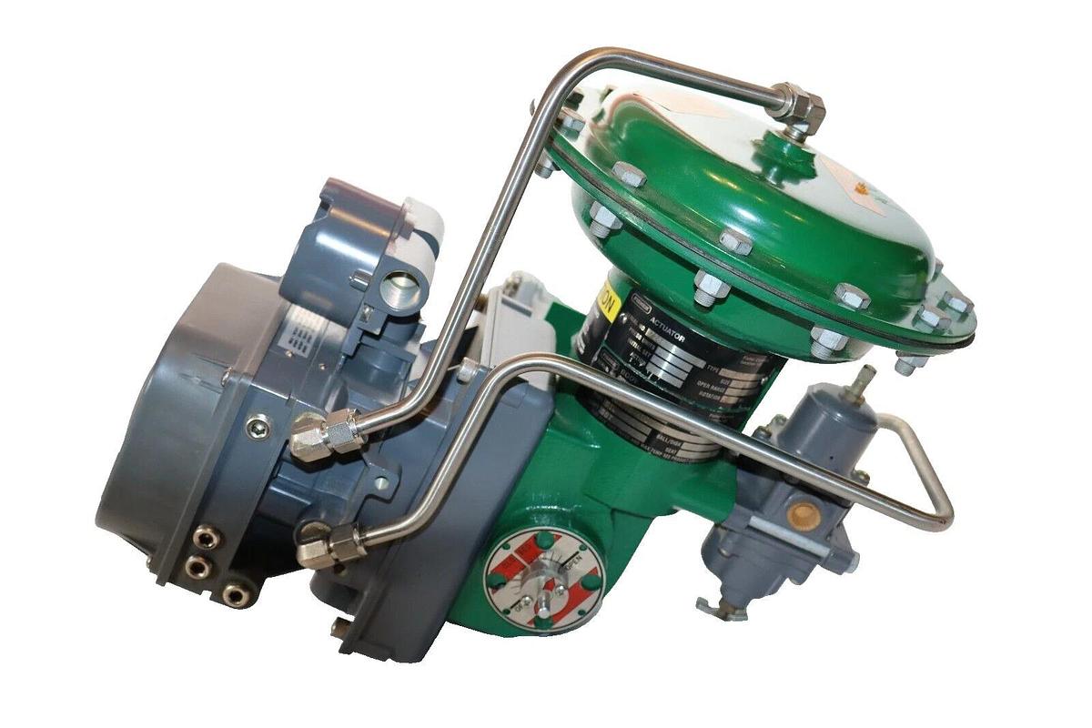 Fisher Valve 1052 Size 20 Actuator V200 Body CL150-600 FIELDVUE DVC6020 Ctrl