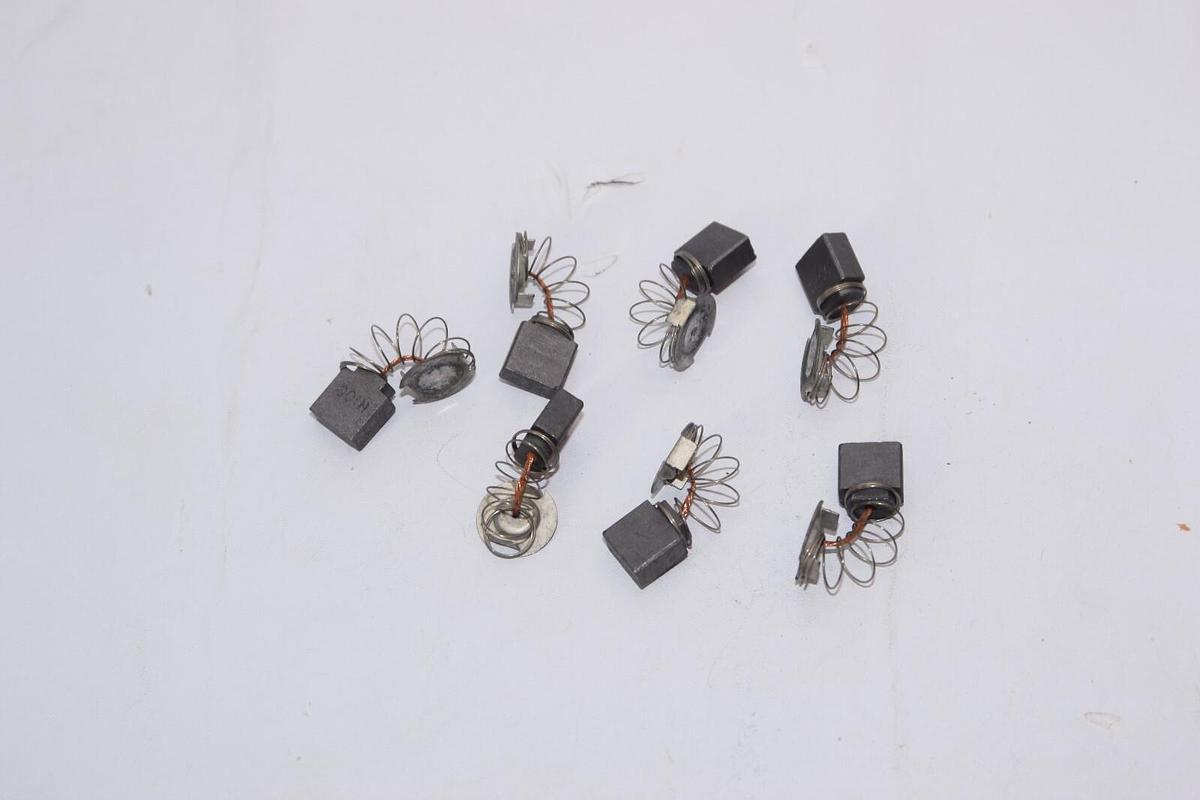 (NEW - Lot of 6) H100 H 100 1/2" x 1/4" Carbon Brush