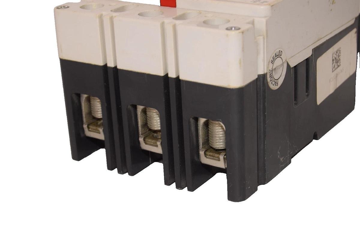Used Eaton FD3225K Circuit Breaker 225A 225 Amp 3P 600V FD-K w/ shunt trip SNT1RP08K