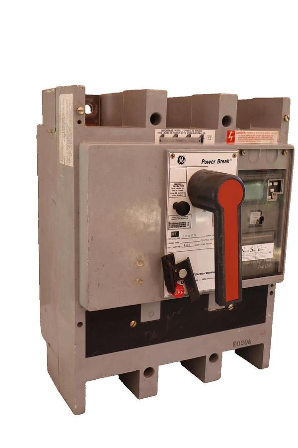 Used GE Power Break Disconnect 1600 Amp 1600A TP1616TTR Plug TR16B1600 C216LSI