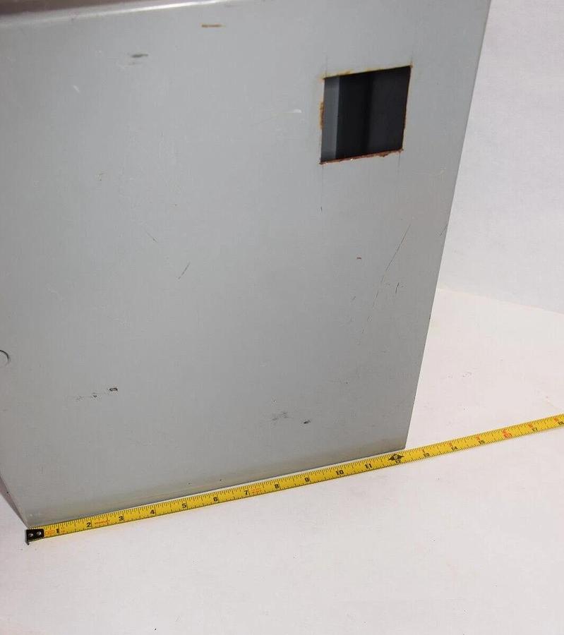 Used WIEGMANN 38248 , 14." x 12" x 8"  Electric Box  Enclosure, with backplate