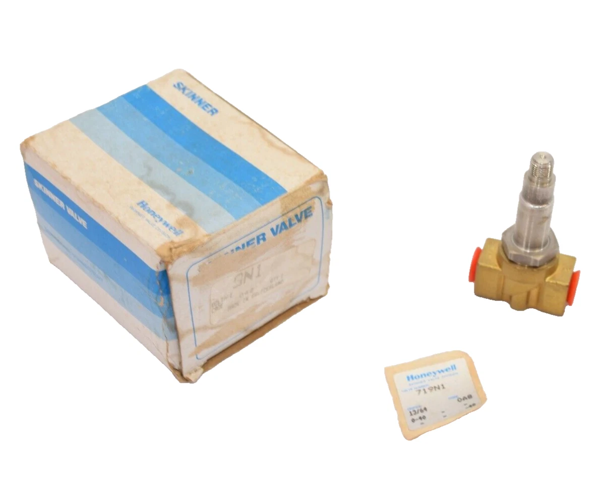 (NEW) HONEYWELL / SKINNER 719N1 13/64" Orifice Valve