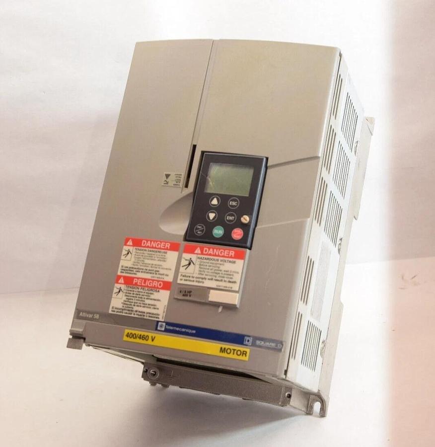 Used Square D Telemecanique Altivar 58 Drive ATV58HU54N4XZ 4/5hp 460v 3ph