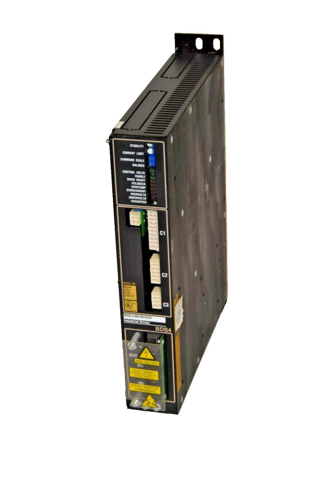 Used KOLLMORGEN Servo Drive BDS4A-103H-0015-106A21P Input 140Vdc Output 115Vac 3A